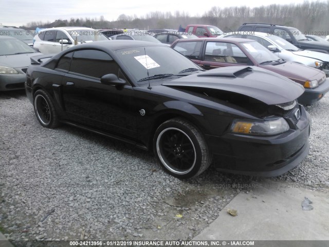 1FAFP42X14F131826 - 2004 FORD MUSTANG GT BLACK photo 1