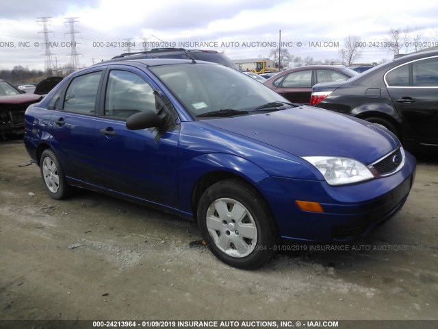 1FAFP34NX6W191029 - 2006 FORD FOCUS ZX4 BLUE photo 1