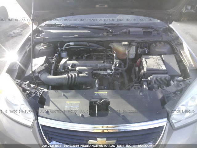 1G1ZS58F27F311355 - 2007 CHEVROLET MALIBU LS 棕色 照片 10