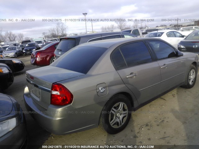 1G1ZS58F27F311355 - 2007 CHEVROLET MALIBU LS 棕色 照片 4