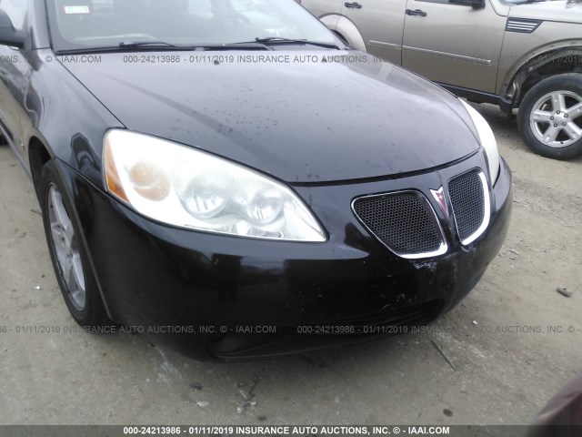 1G2ZG58N274173347 - 2007 PONTIAC G6 SE BLACK photo 6