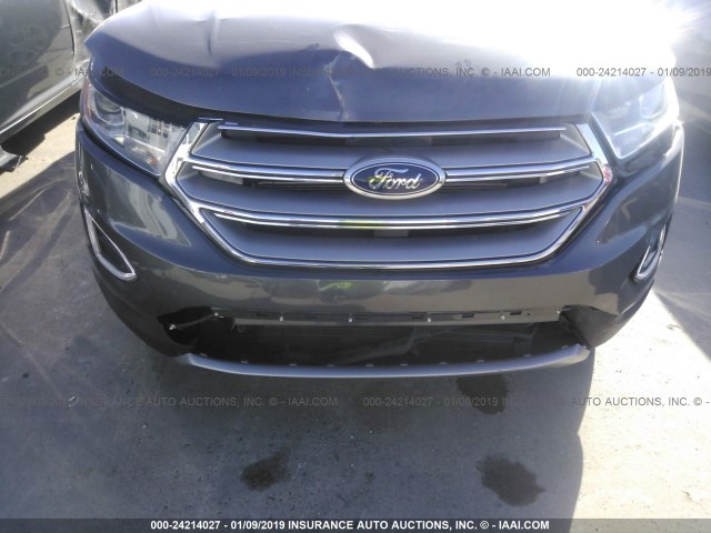 2FMPK3K83JBC32939 - 2018 FORD EDGE TITANIUM GRAY photo 6