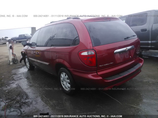 2A4GP54L27R315467 - 2007 CHRYSLER TOWN & COUNTRY TOURING RED photo 3