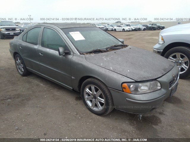 YV1RS592062516997 - 2006 VOLVO S60 2.5T GRAY photo 1