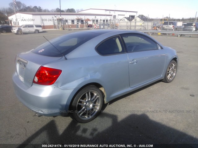 JTKDE167160102082 - 2006 TOYOTA SCION TC 蓝色 照片 4