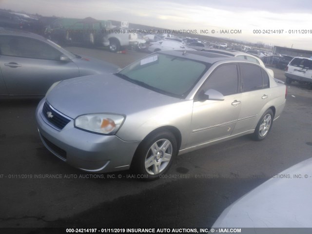 1G1ZU53806F173235 - 2006 CHEVROLET MALIBU LTZ ვერცხლისფერი ფოტო 2