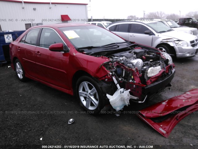 4T1BF1FK9DU662983 - 2013 TOYOTA CAMRY L/SE/LE/XLE 红色 照片 1