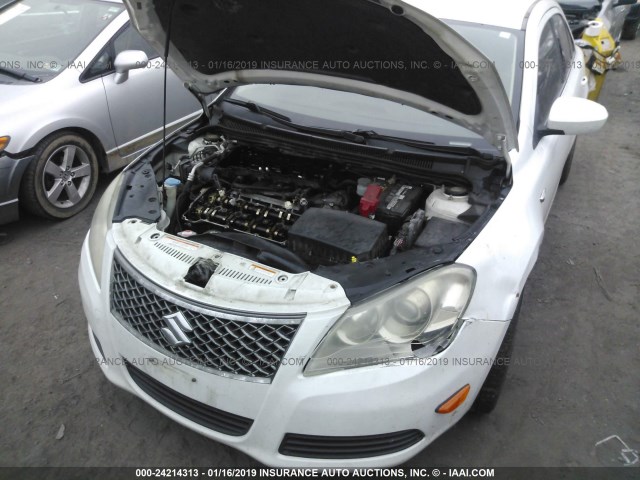 JS2RF9A38B6110903 - 2011 SUZUKI KIZASHI SE WHITE photo 6