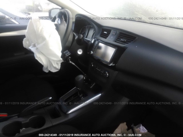 3N1AB7AP9KY205556 - 2019 NISSAN SENTRA BLACK photo 5