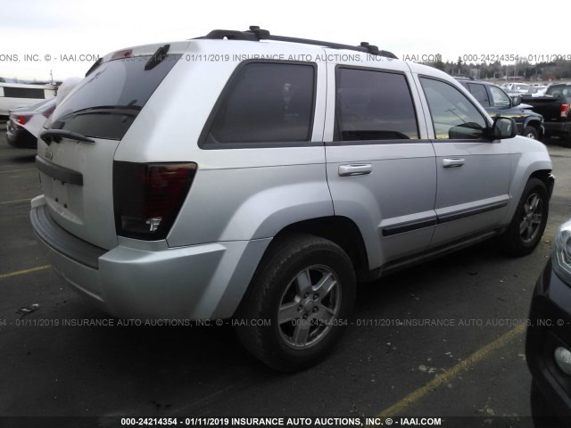 1J8GR48K17C681062 - 2007 JEEP GRAND CHEROKEE LAREDO/COLUMBIA/FREEDOM 银色 照片 4