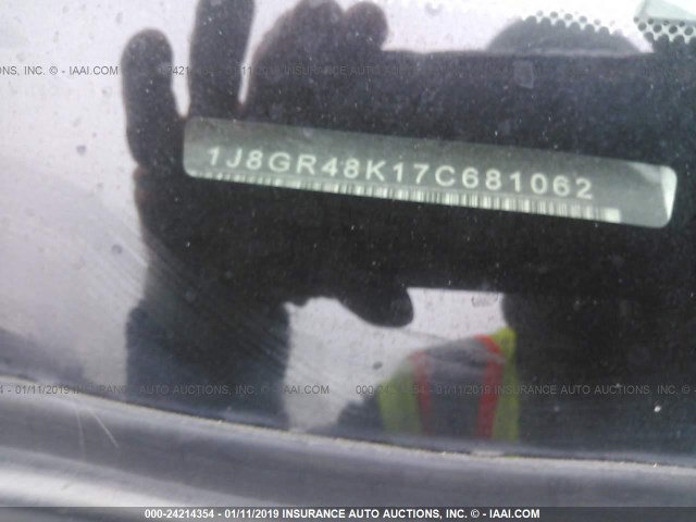 1J8GR48K17C681062 - 2007 JEEP GRAND CHEROKEE LAREDO/COLUMBIA/FREEDOM 银色 照片 9