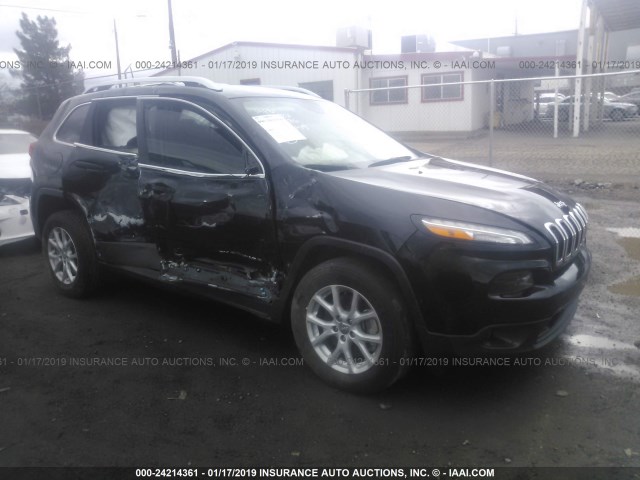 1C4PJMLXXJD522981 - 2018 JEEP CHEROKEE LATITUDE PLUS BLACK photo 1