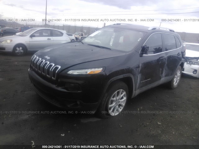 1C4PJMLXXJD522981 - 2018 JEEP CHEROKEE LATITUDE PLUS BLACK photo 2