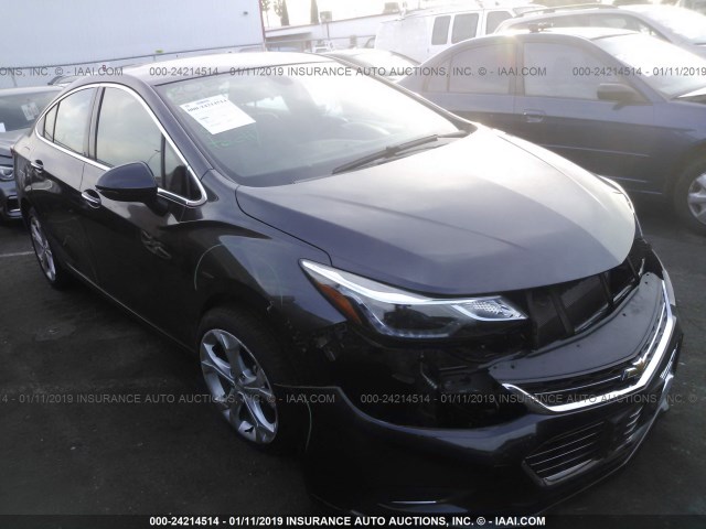 1G1BF5SM5H7244369 - 2017 CHEVROLET CRUZE PREMIER GRAY photo 1