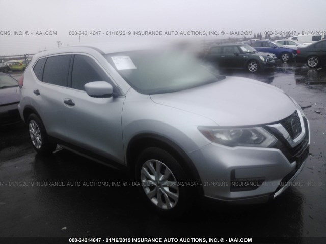 KNMAT2MT4HP599497 - 2017 NISSAN ROGUE S/SV GRAY photo 1