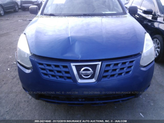 JN8AS5MV8AW123341 - 2010 NISSAN ROGUE S/SL/KROM BLUE photo 6