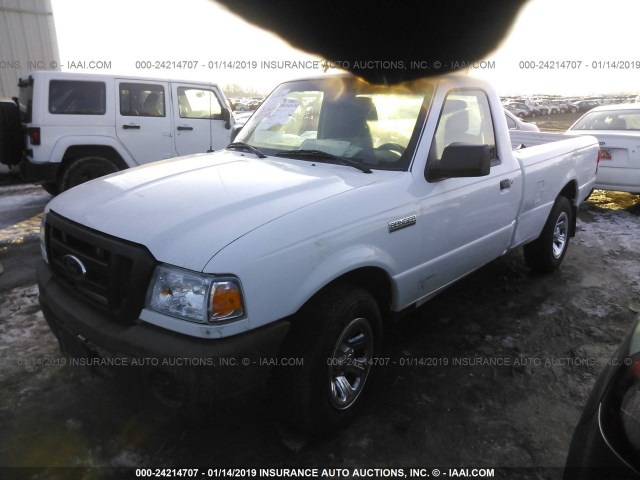 1FTKR1AD9BPA43199 - 2011 FORD RANGER WHITE photo 2