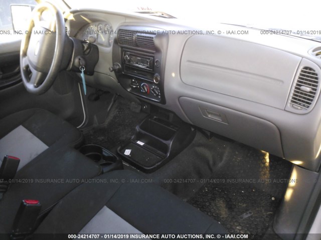 1FTKR1AD9BPA43199 - 2011 FORD RANGER WHITE photo 5