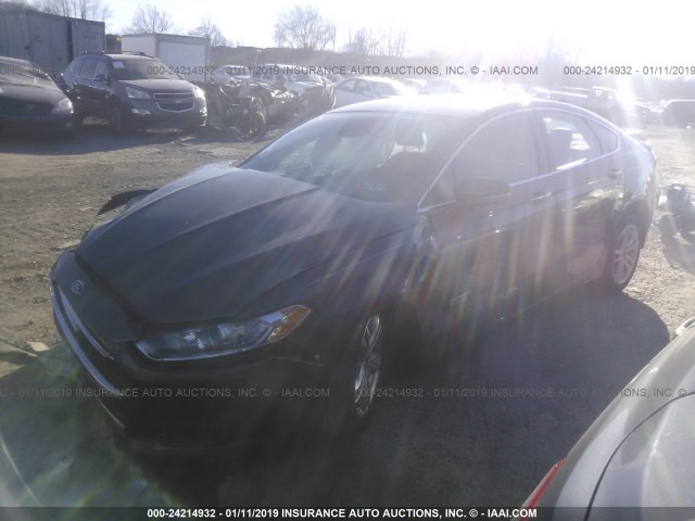 3FA6P0SUXGR154575 - 2016 FORD FUSION TITANIUM PHEV GRAY photo 2