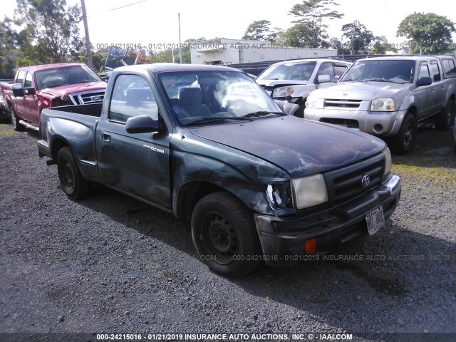 4TANL42N3YZ679438 - 2000 TOYOTA TACOMA GREEN photo 1