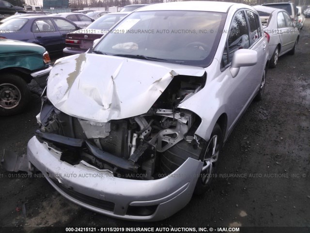 3N1BC1CP9CK204567 - 2012 NISSAN VERSA S/SL SILVER photo 2