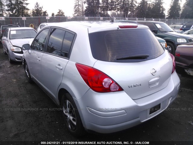 3N1BC1CP9CK204567 - 2012 NISSAN VERSA S/SL SILVER photo 3