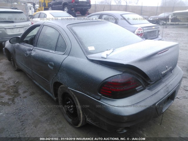 1G2NE52EX5M101614 - 2005 PONTIAC GRAND AM SE GRAY photo 3