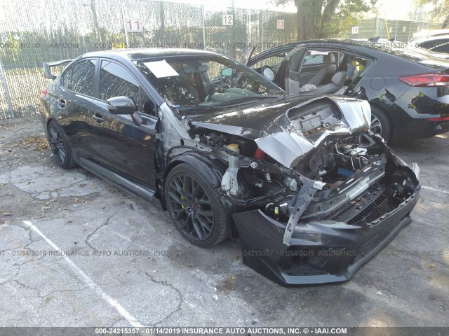 JF1VA2M61J9816148 - 2018 SUBARU WRX STI GRAY photo 1