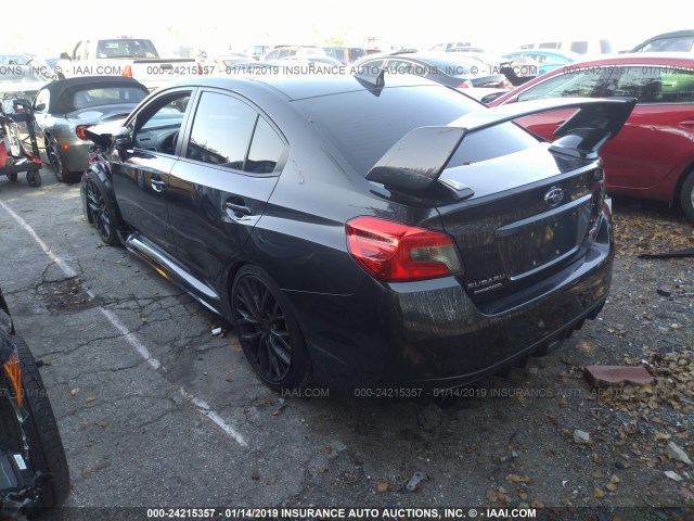 JF1VA2M61J9816148 - 2018 SUBARU WRX STI GRAY photo 3