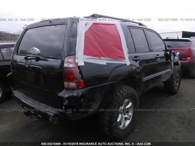 JTEBU14R150060626 - 2005 TOYOTA 4RUNNER SR5/SPORT BLACK photo 4