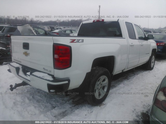 1GCVKREC6JZ143913 - 2018 CHEVROLET SILVERADO K1500 LT WHITE photo 4