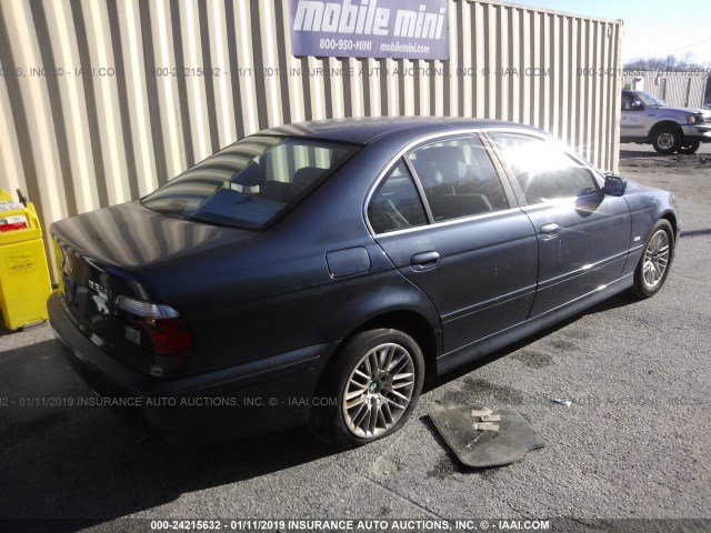 WBADT634X3CK35550 - 2003 BMW 530 I AUTOMATIC BLUE photo 4