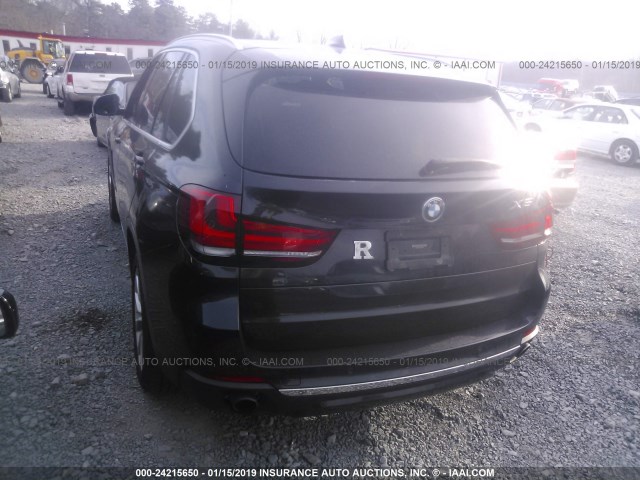 5UXKR0C51F0K54507 - 2015 BMW X5 XDRIVE35I BLACK photo 3