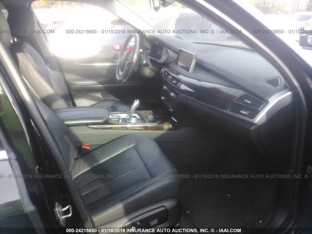5UXKR0C51F0K54507 - 2015 BMW X5 XDRIVE35I BLACK photo 5