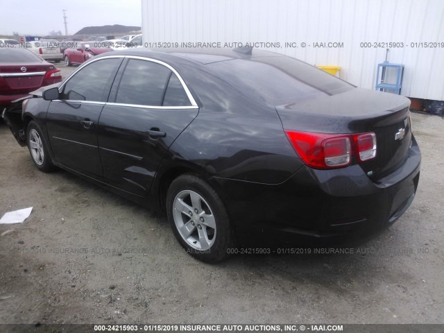 1G11B5SL2FF114986 - 2015 CHEVROLET MALIBU LS BLACK photo 3
