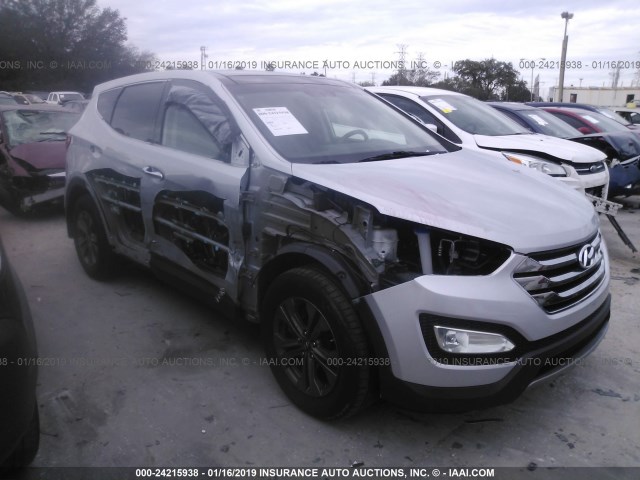 5XYZUDLB3DG106278 - 2013 HYUNDAI SANTA FE SPORT  SILVER photo 1