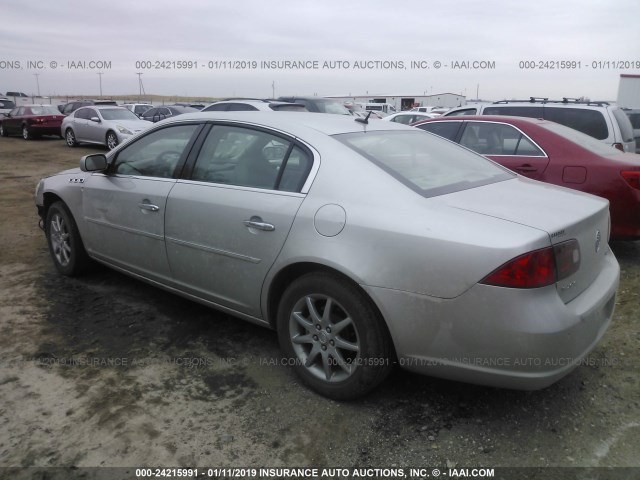 1G4HD57217U120240 - 2007 BUICK LUCERNE CXL SILVER photo 3