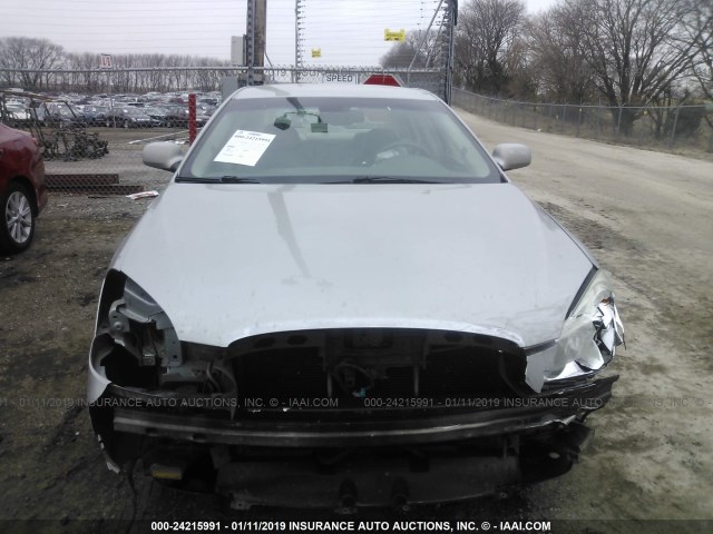 1G4HD57217U120240 - 2007 BUICK LUCERNE CXL SILVER photo 6