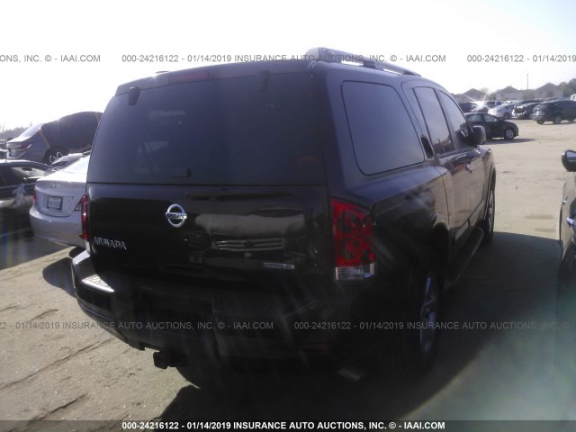 5N1BA0ND6EN606278 - 2014 NISSAN ARMADA SV/SL/PLATINUM BURGUNDY photo 4