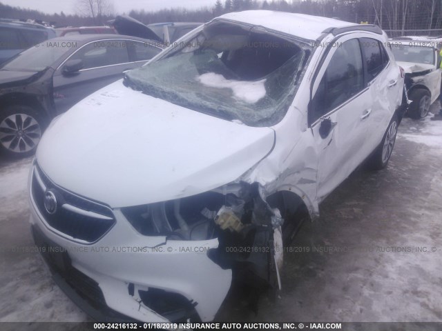 KL4CJESB3JB535118 - 2018 BUICK ENCORE PREFERRED WHITE photo 6