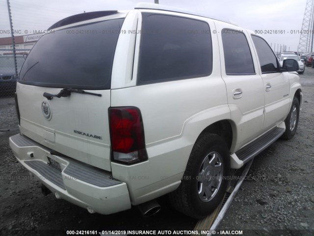 1GYEK63N22R181895 - 2002 CADILLAC ESCALADE LUXURY WHITE photo 4