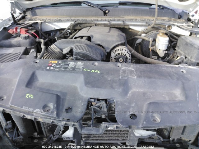 3GTP2VE32BG267986 - 2011 GMC SIERRA K1500 SLE WHITE photo 10