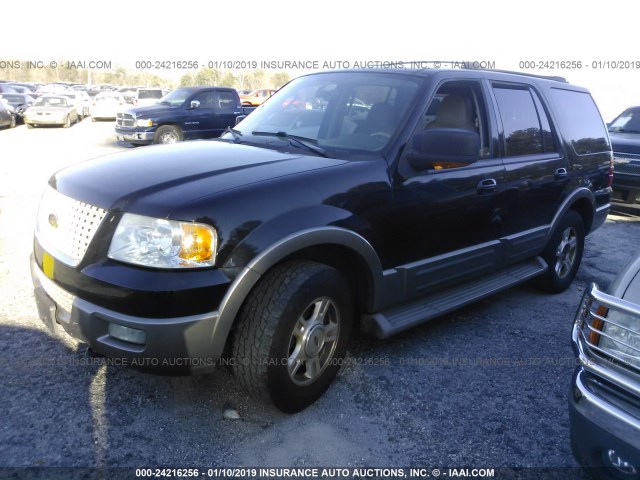 1FMFU18L83LB73797 - 2003 FORD EXPEDITION EDDIE BAUER BLACK photo 2