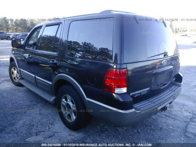 1FMFU18L83LB73797 - 2003 FORD EXPEDITION EDDIE BAUER BLACK photo 3