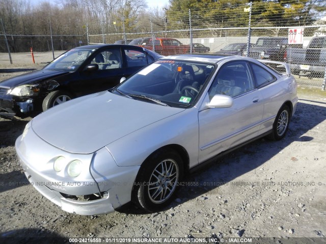 JH4DC4458YS013745 - 2000 ACURA INTEGRA LS SILVER photo 2