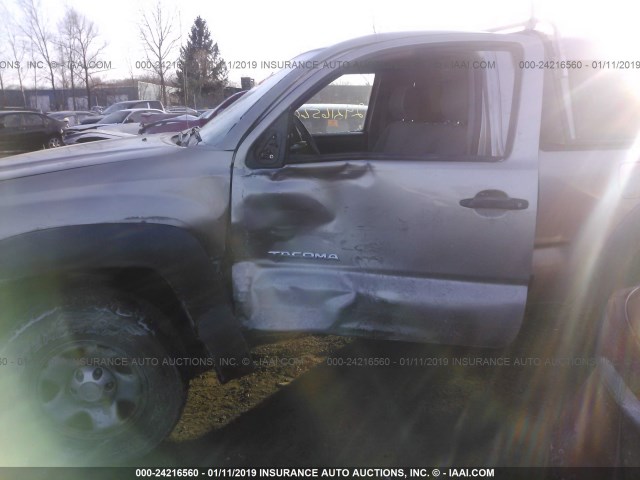 5TEPX42N46Z306847 - 2006 TOYOTA TACOMA GOLD photo 6