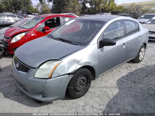 3N1AB6AP2AL669424 - 2010 NISSAN SENTRA 2.0/2.0S/SR/2.0SL SILVER photo 2