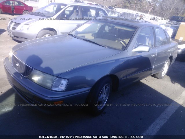 4T1BF12B6VU162741 - 1997 TOYOTA AVALON XL/XLS BLUE photo 2