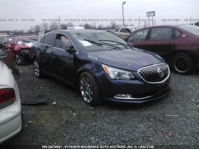 1G4GD5G32EF250789 - 2014 BUICK LACROSSE PREMIUM BLUE photo 1