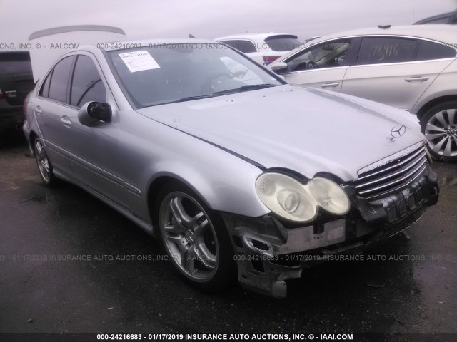 WDBRF76J96F739645 - 2006 MERCEDES-BENZ C 55 AMG SILVER photo 1